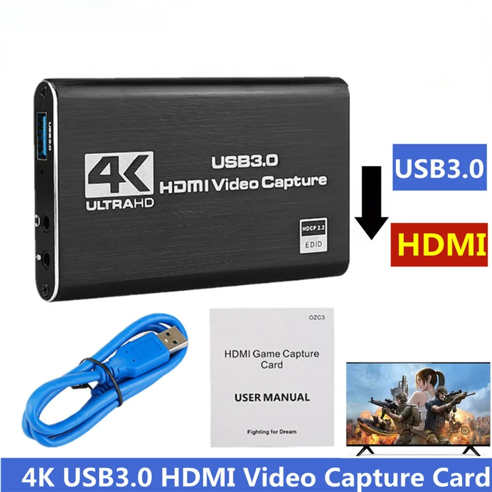 Sound Card Usb - 4K USB 3.0 Video Capture Card