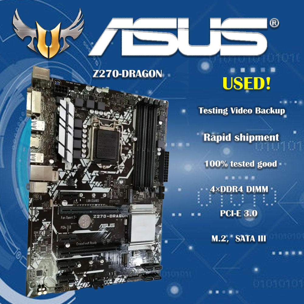 Pc Gaming Core I5 - Motherboard For Asus PRIME Z270-DRAGON Original