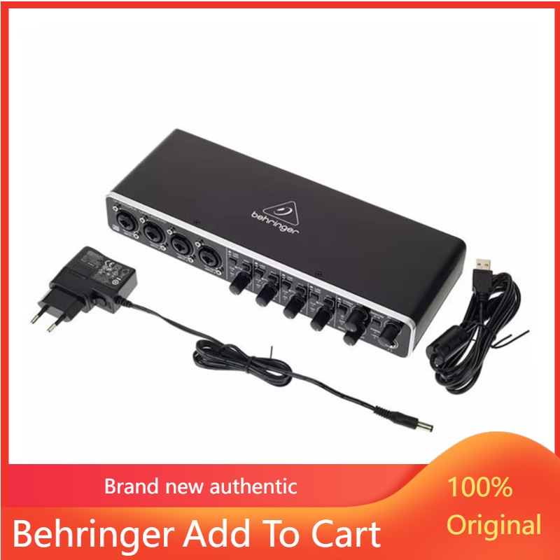 Sound Card Usb - 2026 Behringer UMC404HD Sound Card 4-In/4-Out