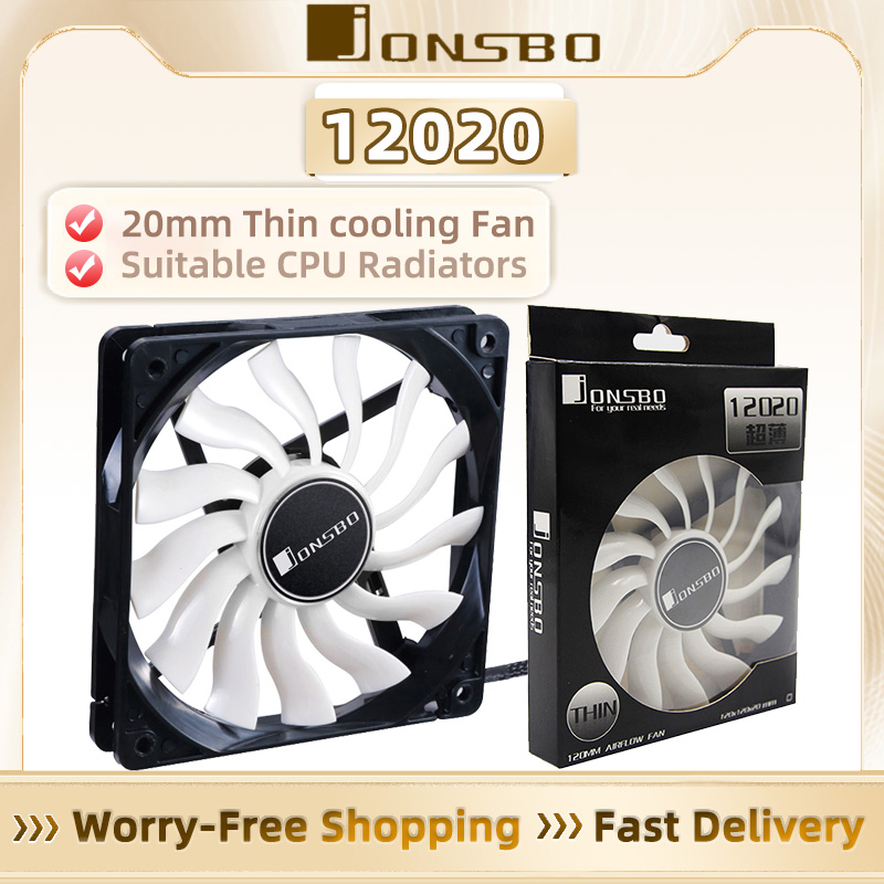 JONSBO 12020 120mm DC 12V 3Pin - đánh giá và giá Pc Gaming Cpu