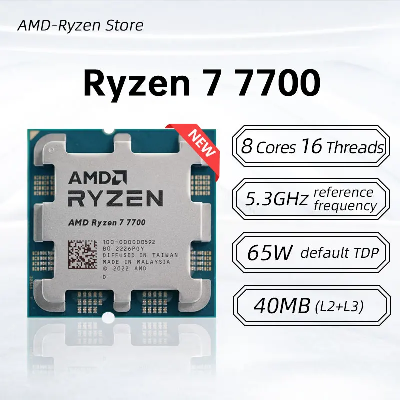 New AMD Ryzen 7 7700 Processor - đánh giá và giá Pc Gaming Cpu