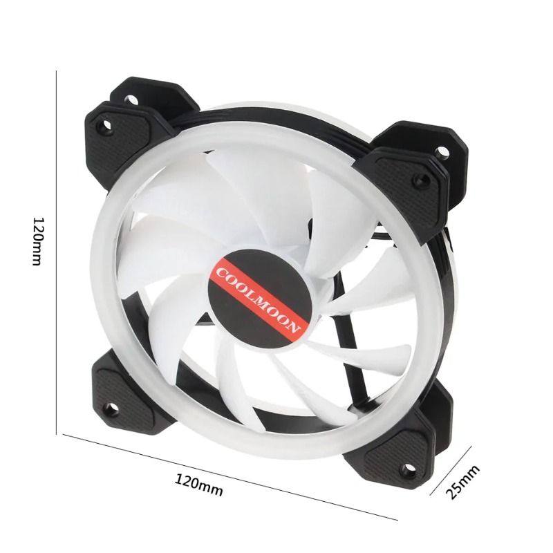 120mm RGB Quiet Adjustable PC  - đánh giá và giá Pc Gaming Cpu