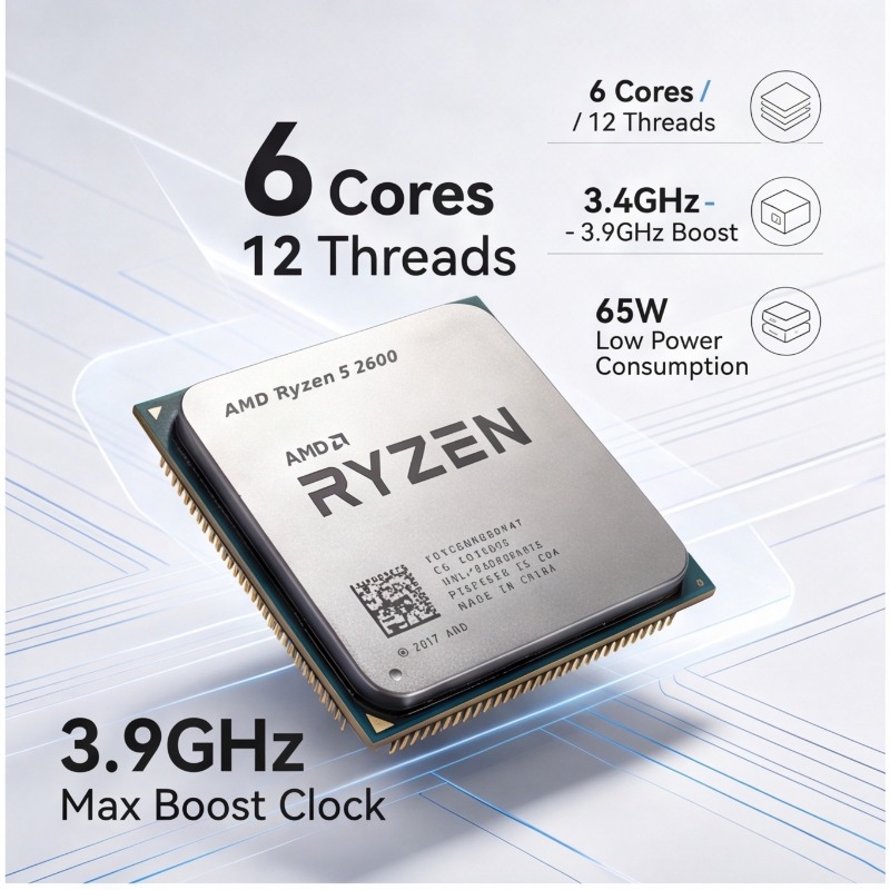 AMD Ryzen 5 2600 R5 2600 3.4GH - đánh giá và giá Pc Gaming Cpu