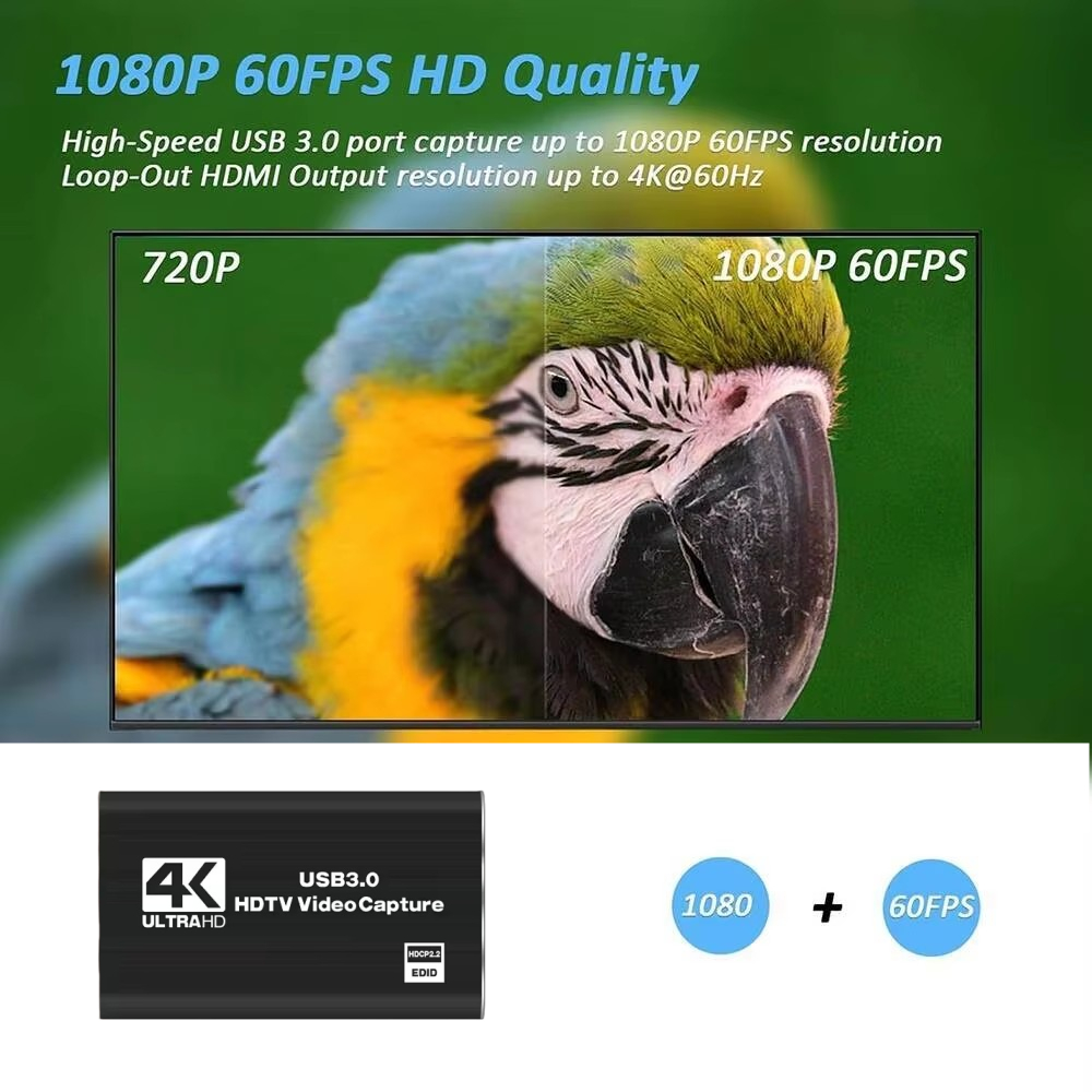 Roreta 4K USB 3.0 Video Captur - đánh giá và giá Sound Card Usb