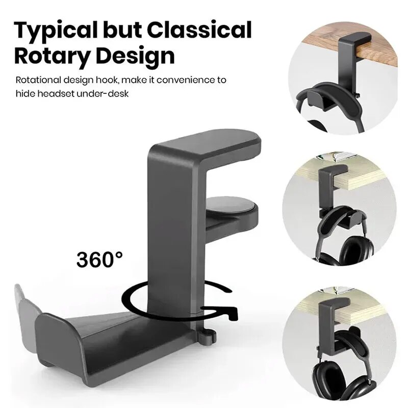 Universal Desktop 360° Rotatin - đánh giá và giá Headset Stand
