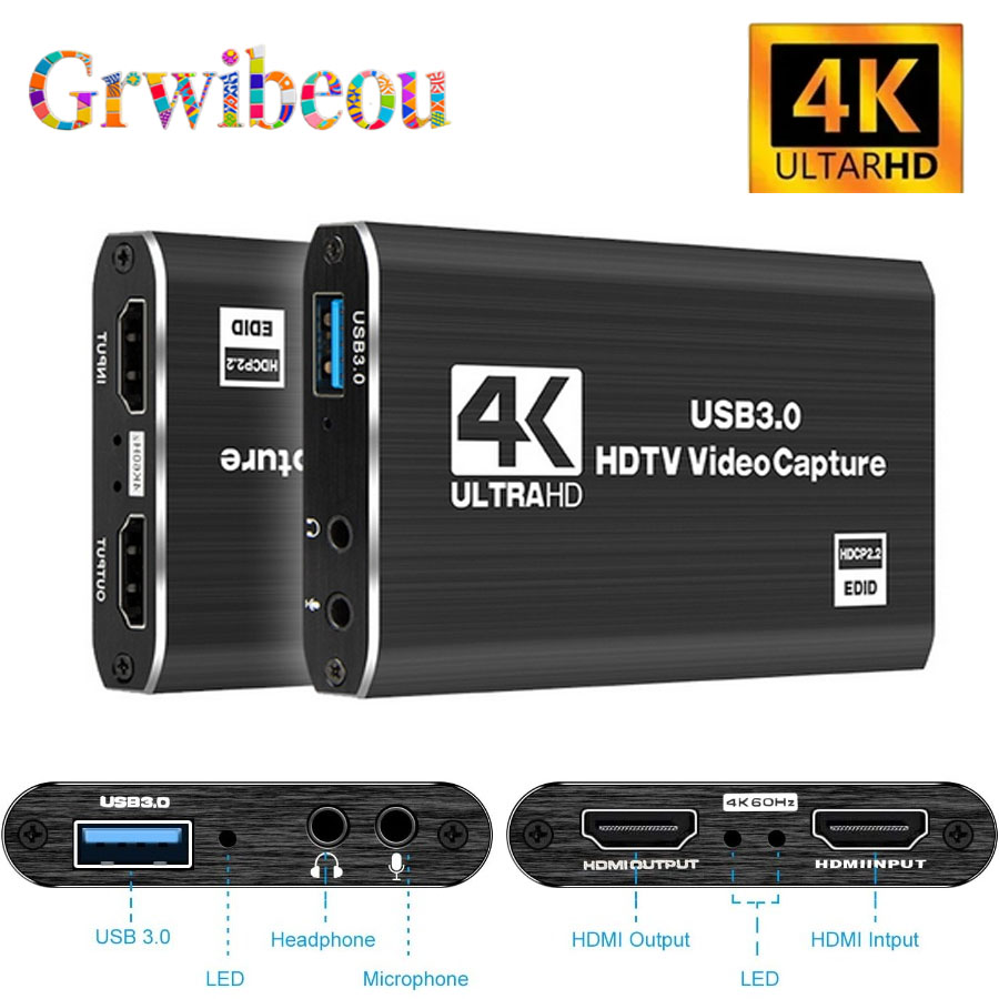 4K USB 3.0 Video Capture Card  - đánh giá và giá Sound Card Usb