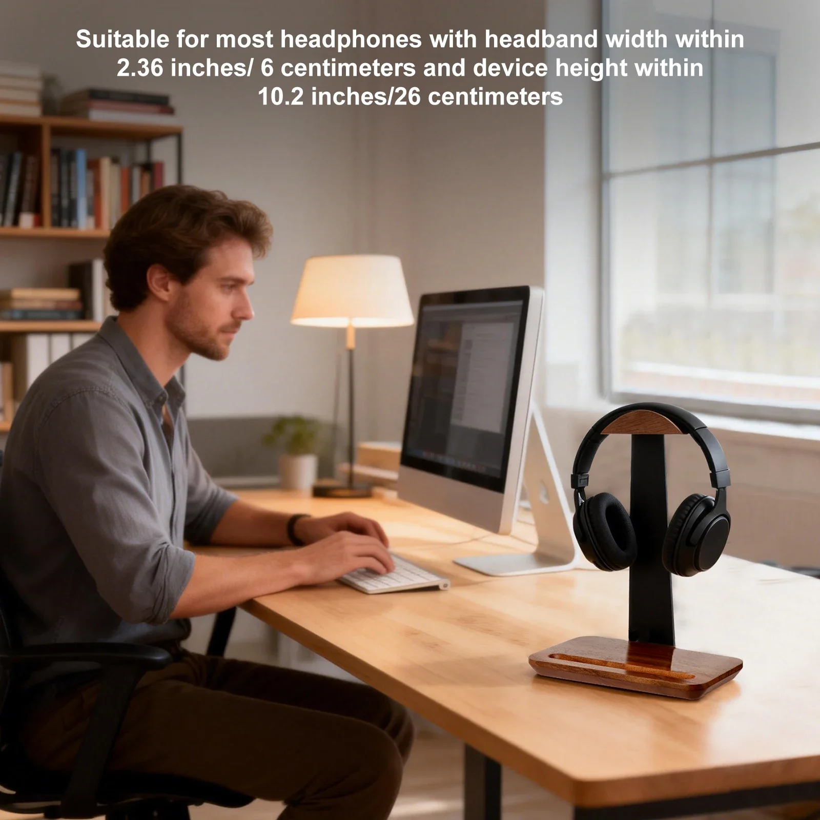 Universal Wood Headphone Stand - đánh giá và giá Headset Stand