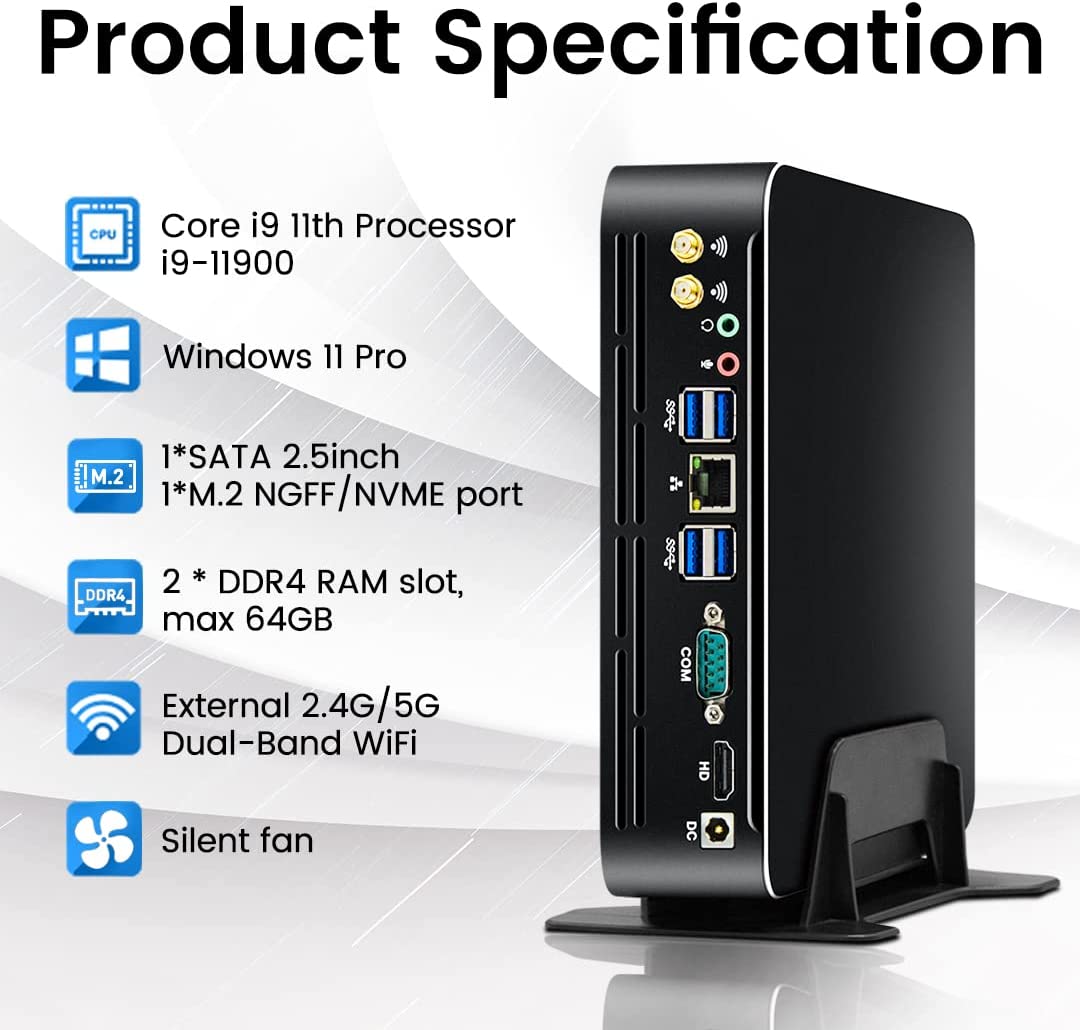 Partaker 11th Gen Intel Mini P - đánh giá và giá Pc Gaming Core I5