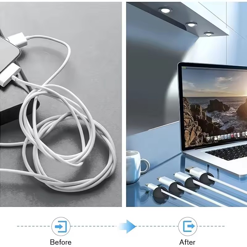 5/50Pcs Desktop Wall Cable Cli - đánh giá và giá Headset Stand