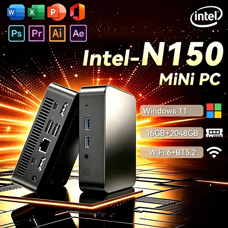 NEW Mini PC Windows 11 Intel N - đánh giá và giá Pc Gaming Compact