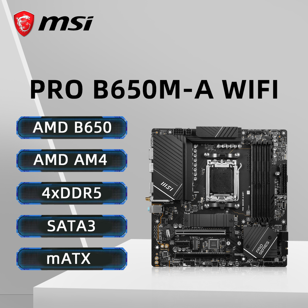 MSI PRO B650M-A WIFI Motherboa - đánh giá và giá Pc Gaming Core I5