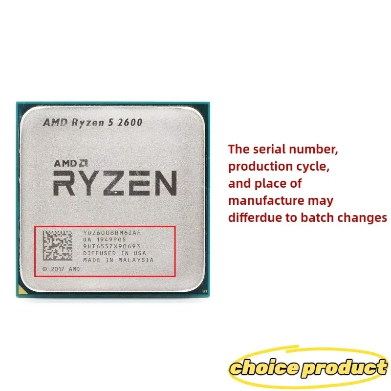 AMD Ryzen5 2600 AM4 Interface  - đánh giá và giá Pc Gaming Cpu