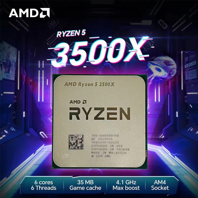 AMD R5 3500X Gaming CPU Proces - đánh giá và giá Pc Gaming Cpu