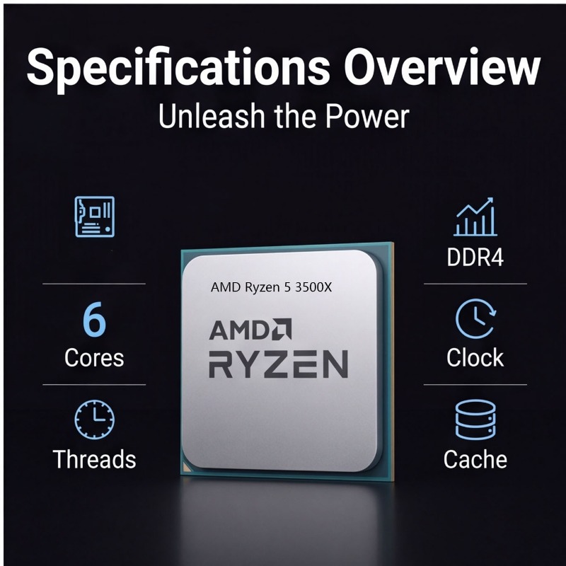 AMD R5 3500X Gaming CPU Proces - đánh giá và giá Pc Gaming Cpu