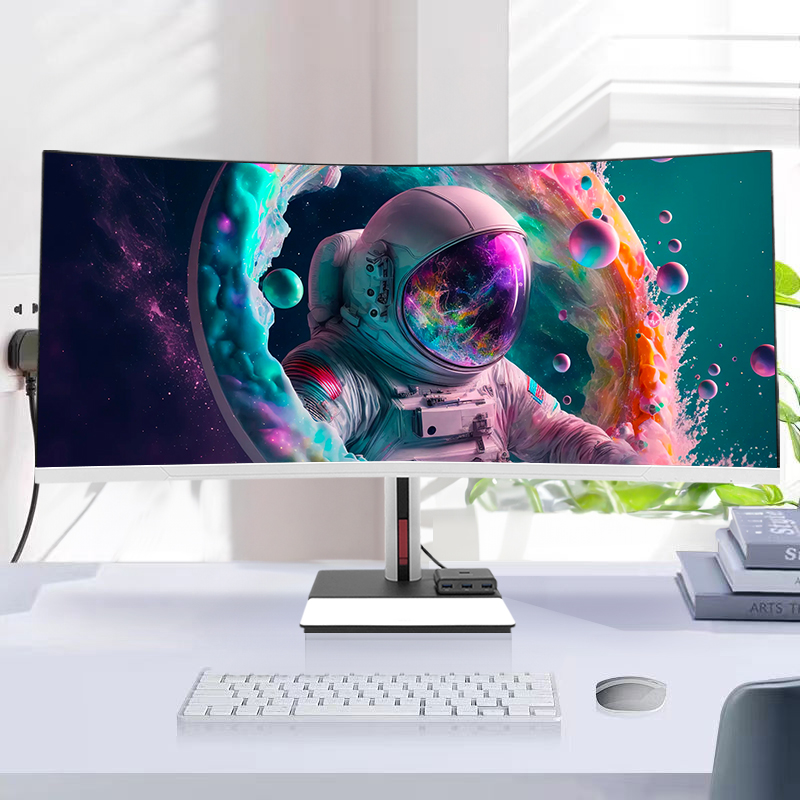34 Inch 4K Curved Screen Deskt - đánh giá và giá Pc Gaming Core I5