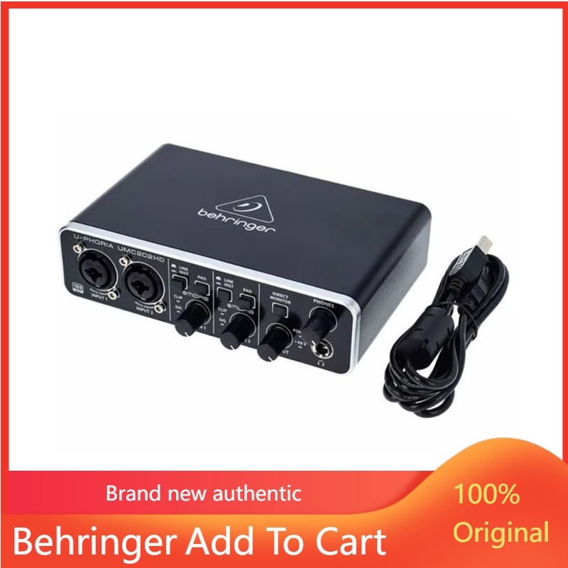 2026 Behringer U-Phoria UMC202 - đánh giá và giá Sound Card Usb