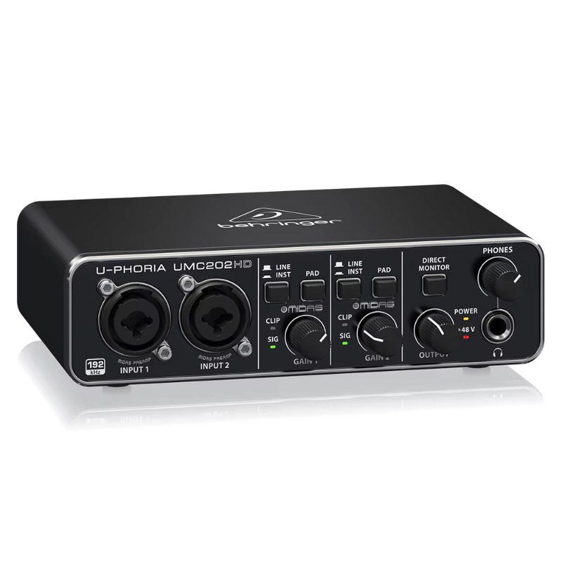 2026 Behringer U-Phoria UMC202 - đánh giá và giá Sound Card Usb