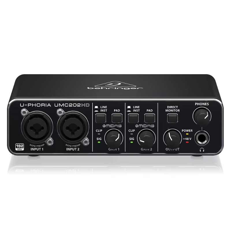2026 Behringer U-Phoria UMC202 - đánh giá và giá Sound Card Usb