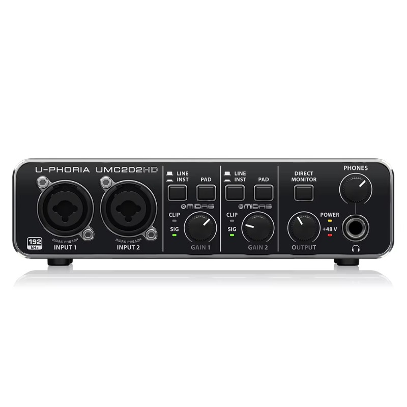 2026 Behringer U-Phoria UMC202 - đánh giá và giá Sound Card Usb